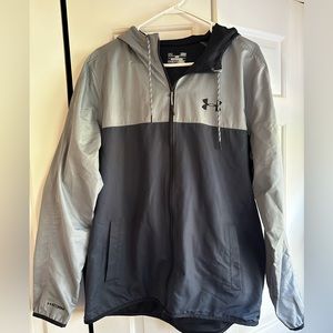 Men’s under armor lightweight jacket. Size Large.